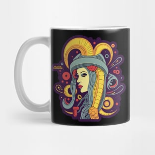 Plastic Macaroni Boho Trippy Hippy Orzo Mug